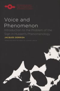 Book Cover for Voice and Phenomenon by Jacques Derrida, Leonard Lawlor