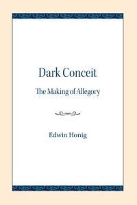 Book Cover for Dark Conceit by Edwin Honig