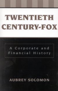 Book Cover for Twentieth Century-Fox by Aubrey Solomon
