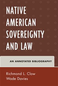Book Cover for American Indian Sovereignty and Law by Wade Davies, Richmond L Clow