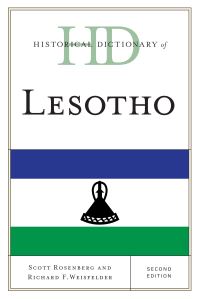 Book Cover for Historical Dictionary of Lesotho by Scott Rosenberg, Richard Frederick Weisfelder
