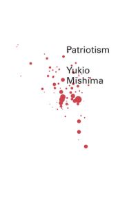 Book Cover for Patriotism by Yukio Mishima