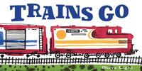 Book Cover for Trains Go by Steve Light