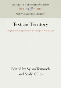 Book Cover for Text and Territory by Sylvia Tomasch, Sealy Gilles
