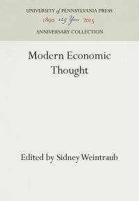 Book Cover for Modern Economic Thought by Eileen Applebaum, Sidney Weintraub