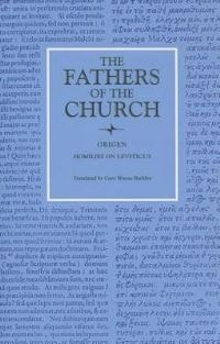 Book Cover for Homilies on Leviticus 1-16 by Origen