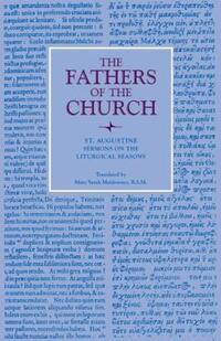 Book Cover for Sermons on the Liturgical Seasons by Augustine