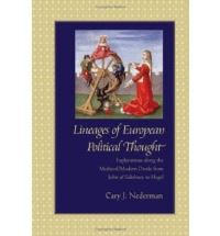 Book Cover for Lineages of European Political Thought by Cary J Nederman
