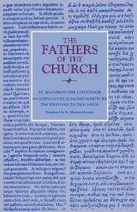 Book Cover for On Difficulties in Sacred Scripture by Maximus the Confessor