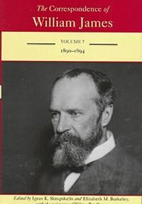Book Cover for The Correspondence of William James V. 7; 1890-94 by William James, John J McDermott