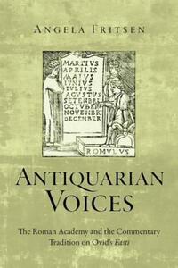 Book Cover for Antiquarian Voices by Angela Fritsen
