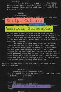 Book Cover for Script Culture and the American Screenplay by Kevin Alexander Boon