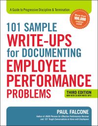 Book Cover for 101 Sample Write-Ups for Documenting Employee Performance Problems by Paul Falcone