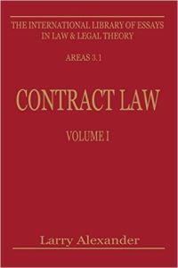 Book Cover for Contract Law (Vol. 1) by Larry Alexander