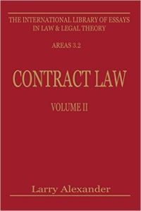 Book Cover for Contract Law (Vol. 2) by Larry Alexander