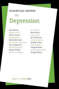 Book Cover for Essential Papers on Depression by James C Coyne