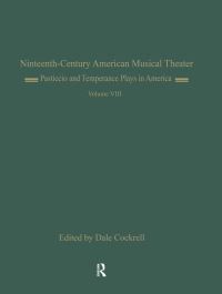 Book Cover for Pasticcio and Temperance Plays in America by Dale Cockrell