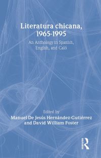 Book Cover for Literatura Chicana, 1965-1995 by Manuel de Jesús HernándezGutiérrez, David William Foster