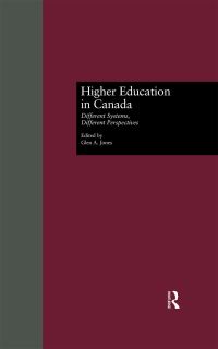 Book Cover for Higher Education in Canada by Glen Alan Jones