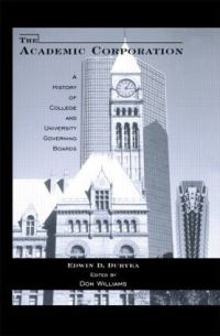 Book Cover for The Academic Corporation by E D Duryea, Donald T Williams