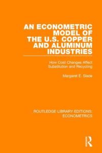 Book Cover for An Econometric Model of the U.S. Copper and Aluminum Industries by Margaret E Slade
