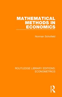 Book Cover for Mathematical Methods in Economics by Norman Schofield