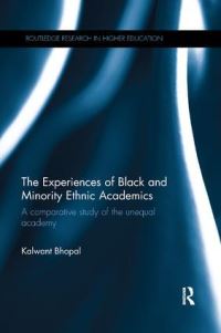 Book Cover for The Experiences of Black and Minority Ethnic Academics by Kalwant Bhopal
