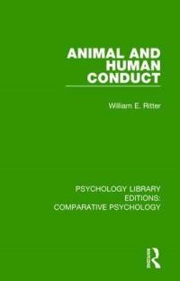 Book Cover for Animal and Human Conduct by William Emerson Ritter