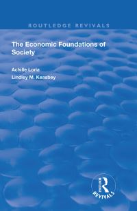 Book Cover for Economic Foundations of Society by Achille Loria