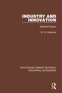 Book Cover for Industry and Innovation by W H Chaloner