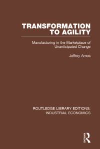 Book Cover for Transformation to Agility by Jeffrey Amos