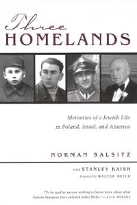 Book Cover for Three Homelands by Norman Salsitz, Stanley Kaish