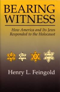 Book Cover for Bearing Witness by Henry L Feingold