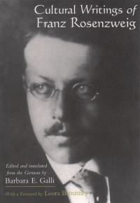 Book Cover for Cultural Writings of Franz Rosenzweig by Barbara Galli