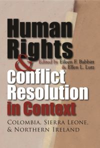 Book Cover for Human Rights & Conflict Resolution in Context by Eileen F Babbitt, Ellen L Lutz