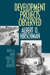 Book Cover for Development Projects Observed by Albert O Hirschman