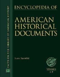 Book Cover for Encyclopedia of American Historical Documents by Susan C Rosenfeld