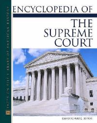Book Cover for Encyclopedia of the Supreme Court by Dave Shultz