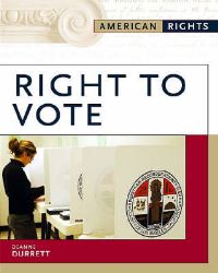 Book Cover for Right to Vote by Deanne Durrett
