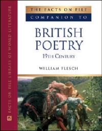 Book Cover for The Facts on File Companion to British Poetry 19th Century by William Flesch