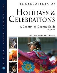 Book Cover for Encyclopedia of Holidays and Celebrations by Matthew Dennis