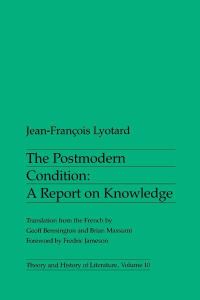 Book Cover for The Postmodern Condition by JeanFrancois Lyotard