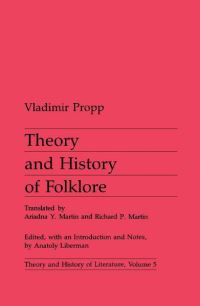 Book Cover for Theory and History of Folklore by Vladimir Propp