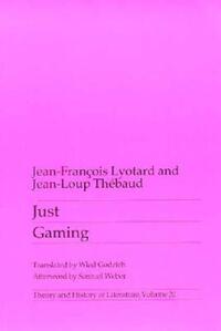 Book Cover for Just Gaming by JeanFrançois Lyotard, JeanLoup Thébaud