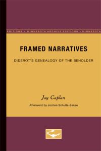 Book Cover for Framed Narratives by Jay Caplan, Jochen SchulteSasse
