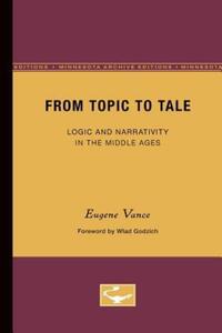 Book Cover for From Topic to Tale by Eugene Vance