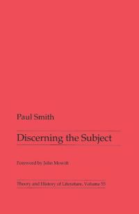Book Cover for Discerning the Subject by Paul Smith