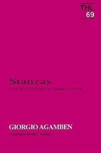 Book Cover for Stanzas by Giorgio Agamben