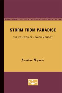 Book Cover for Storm from Paradise by Jonathan Boyarin