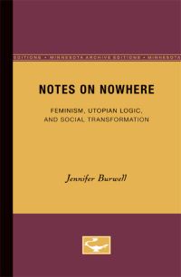 Book Cover for Notes on Nowhere by Jennifer Burwell